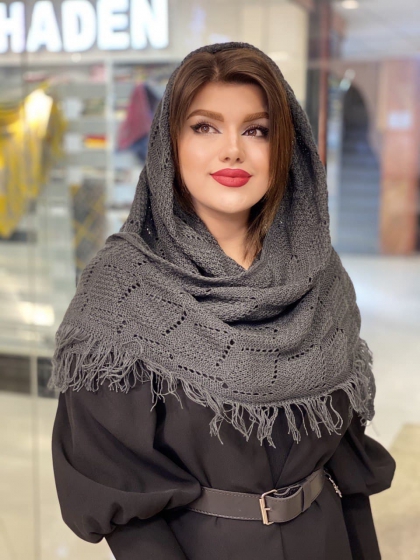 روسری بافت سه گوش کد 222