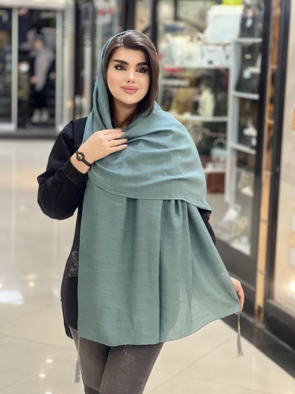 شال اسلپ ساده منگوله دار کد1007