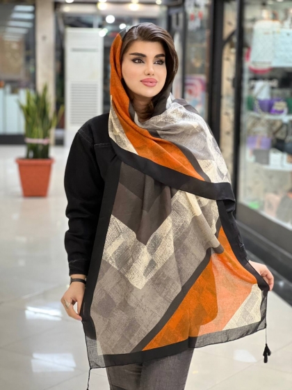 شال سی آی اسکارف منگوله دار بهاره کد886