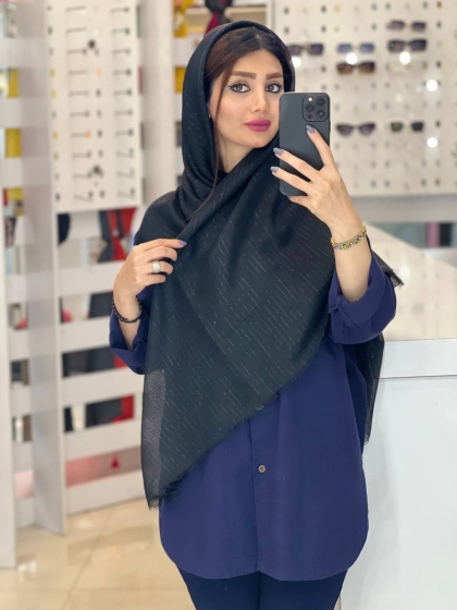 روسری نخی لمه دار کد 2151