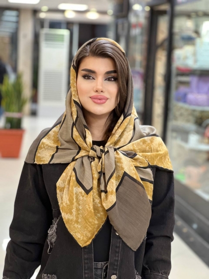 روسری نخی اسلپ دور دست دوز کد 881