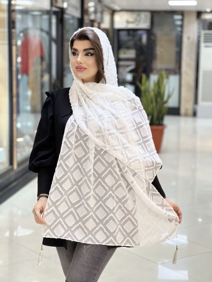 شال یاخما منگوله دار کد 895