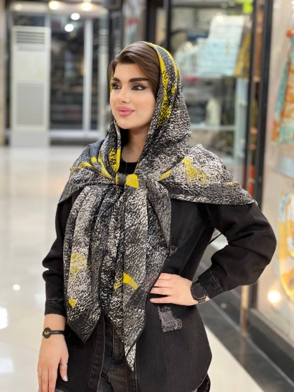 روسری گارزا دور دست دوز کد856