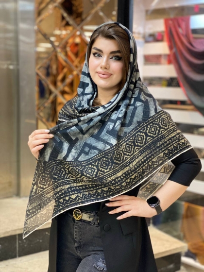 روسری نخی دور دوخت کد349