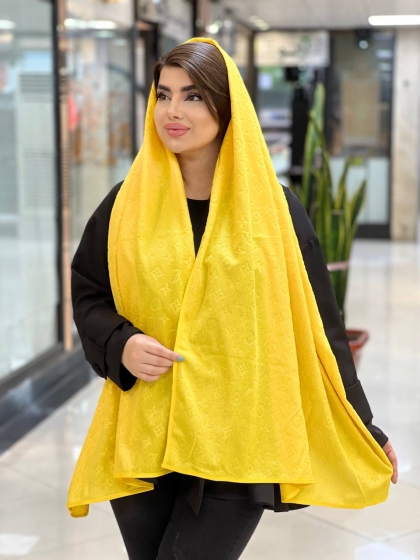 شال مخمل پاییزه دور دوخت کد 1467