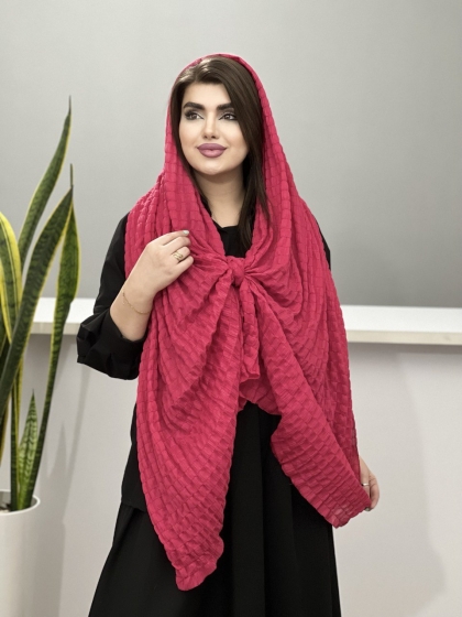 شال پاییزه پلیسه مربعی کد 1290