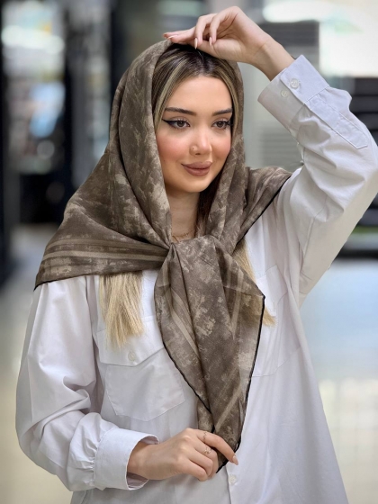 روسری گارزا دور دست دوز کد 2707