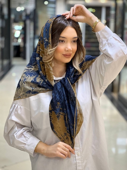 روسری گارزا دور دست دوز کد 2440