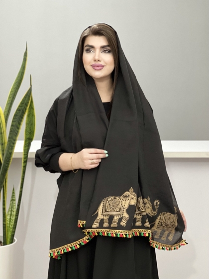 شال اسلپ طرح فیل کار شده کد 1292