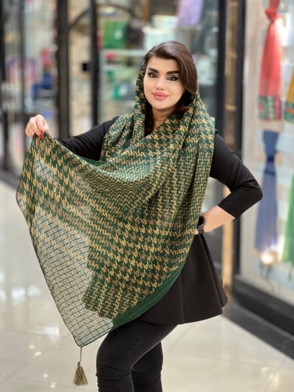 شال نخی منگوله دار بهاره کد 940