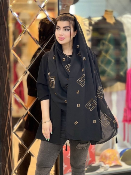 شال نخی اعلاء منگوله دارکد2077