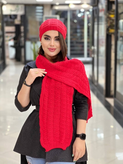 شال و کلاه بافت کد 569