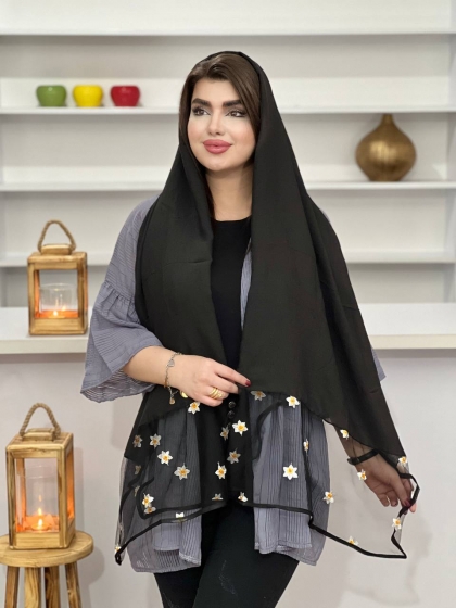 شال بابونه اسلپ مزونی کد 1198