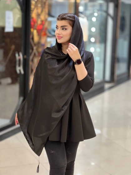 شال نخی واکسی منگوله دار مجلسی کد 926