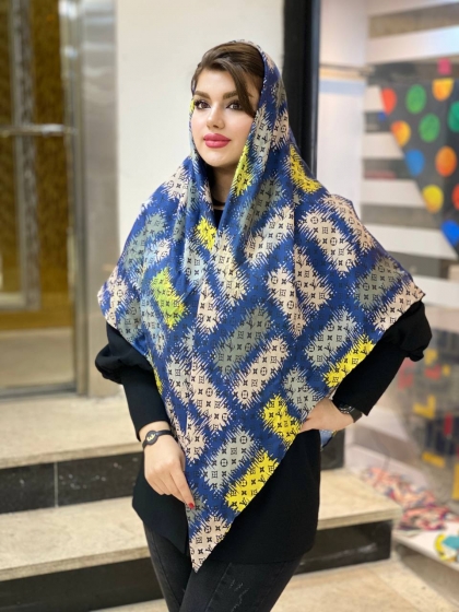 روسری نخی دوردست دوز کد 294