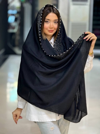 شال نخی اعلاء نگین مروارید کد 2505