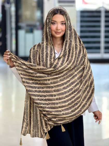 شال سی آی اسکارف منگوله دار کد 2821