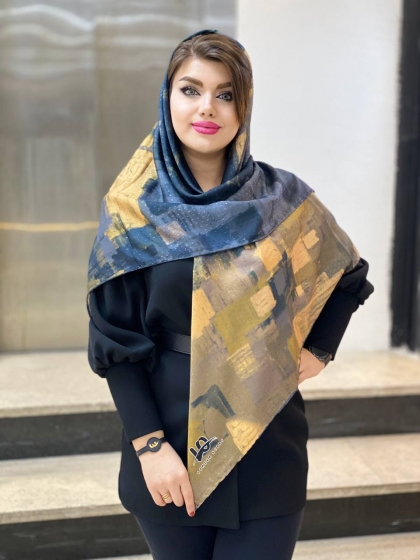 روسری نخی دور دست دوز کد 284