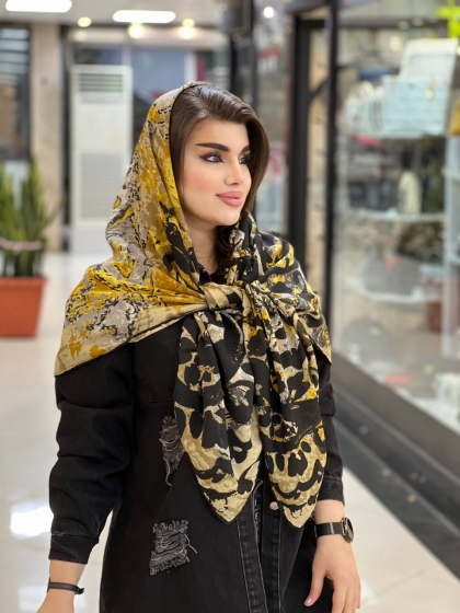 روسری گارزا دور دست دوز کد 864