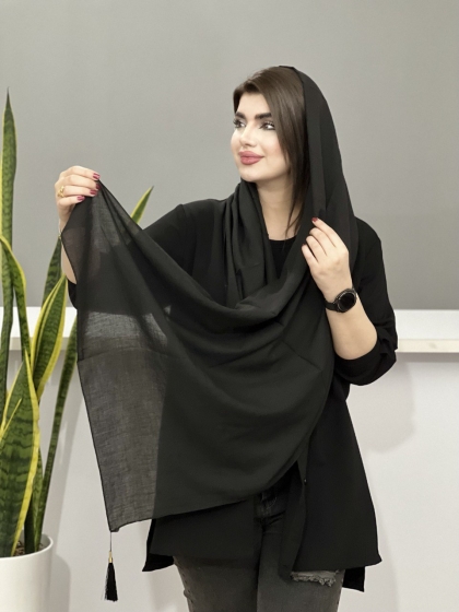 شال نخی منگوله دار کد 1285