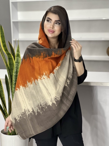 شال موهر کجراه ریشه دار کد 1366
