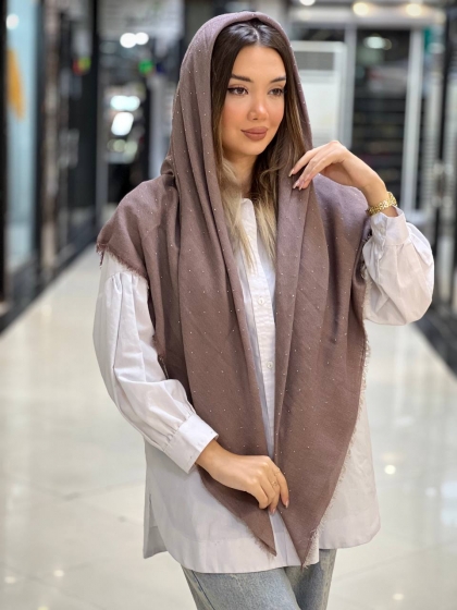 روسری نخی نگینی کد 2385
