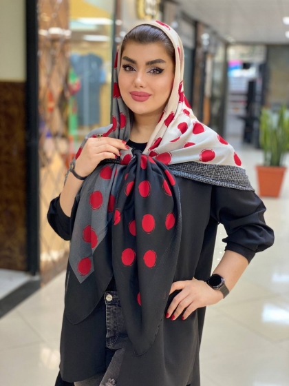 روسری گارزا دور دوخت کد 397
