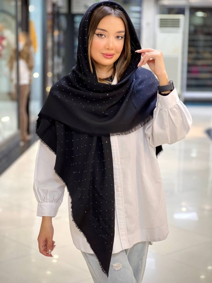 روسری نخی نگینی کد 2377