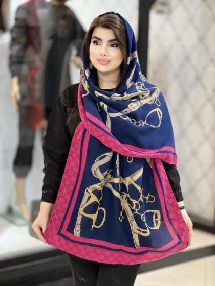 شال موهر کجراه ریشه دار کد 1471