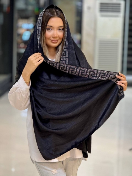 شال کوپرا نگین کاری کد 2394