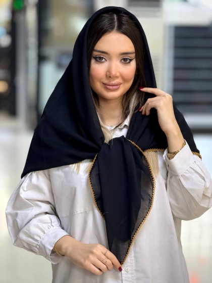 روسری نخی دندون موشی کد 2584