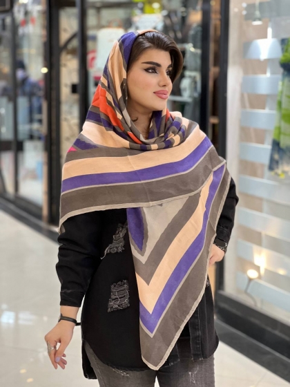 روسری نخی یونیک دور دست دوز کد 891