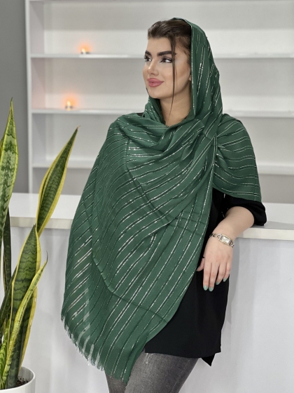 شال نخی لمه دار کد1747