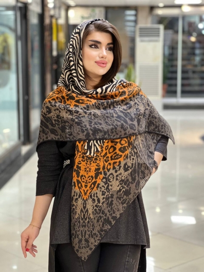روسری نیلا دست دوز پاییزه کد 593