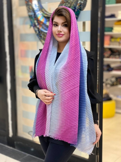 شال نخی پلیسه کد 257