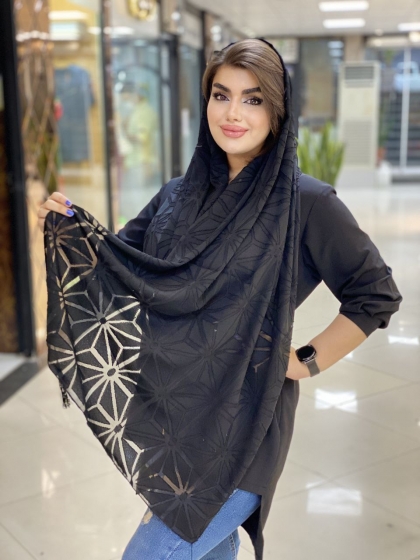 شال یاخما منگوله دار کد452