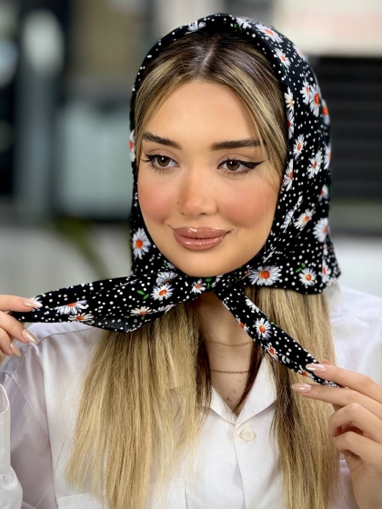 مینی اسکارف پارچه وارداتی کد 2741