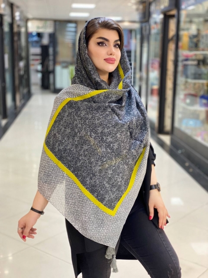 شال نخی منگوله دار کد 393