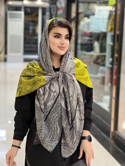 روسری گارزا دور دست دوز کد 860
