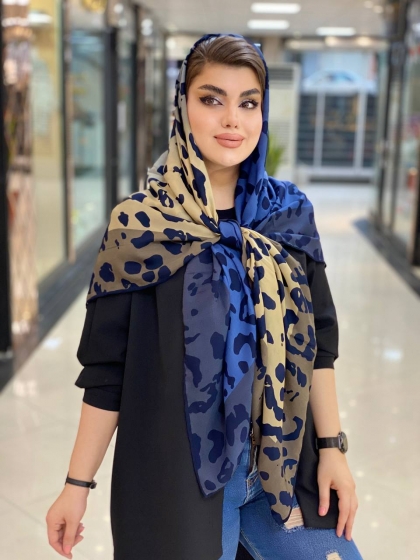 روسری گارزا دور دست دوز کد379