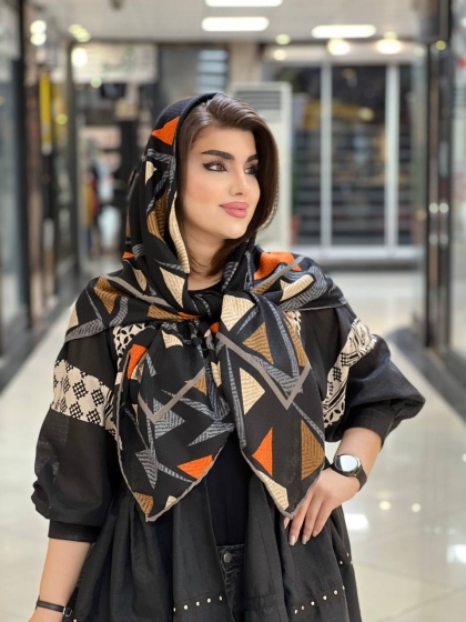 روسری نیلا دست دوز پاییزه  کد 586