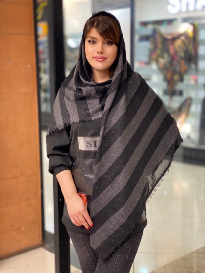 روسری نخی لمه دارکد 210
