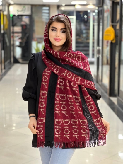 شال بافت سبک پاییزه و زمستانه کد 685