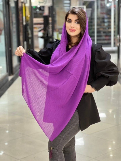 شال جاذبه  پاییزه منگوله دار کد665
