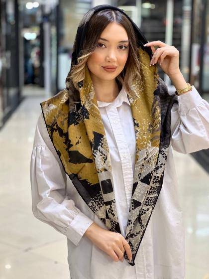 روسری گارزا دور دست دوز کد 2441
