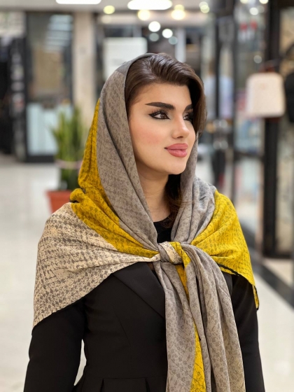 روسری گارزا دور دست دوز کد 977
