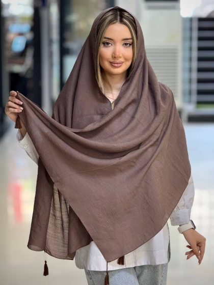 شال وال اسلپ وارداتی منگوله دار کد 2742