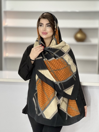 شال موهر کجراه ریشه دار کد 1488
