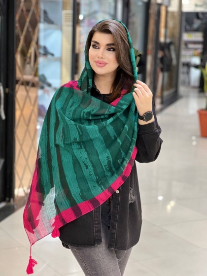 شال نخی فلورانس منگوله دار کد 892