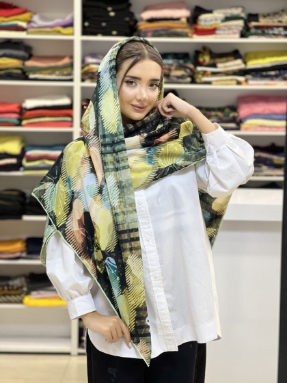 روسری نخی دور دست دوز کد1287